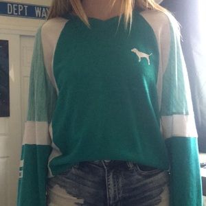 VS Pink campus crew apparel